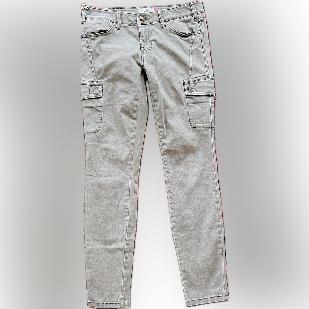 Cabi Cargo Army Green Pants Jeans Size 4